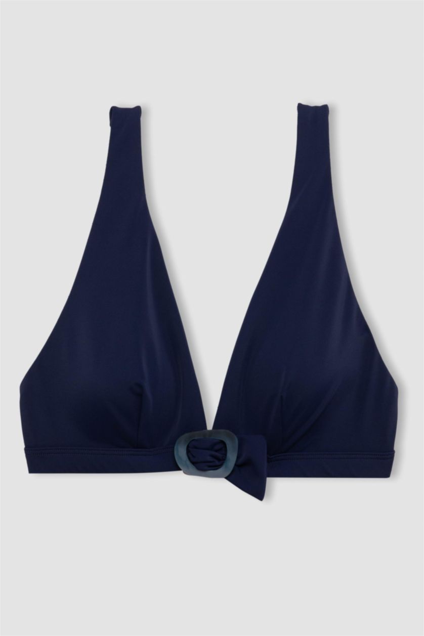 Woman NAVY Ayje x DeFacto Buckle Bikini Top