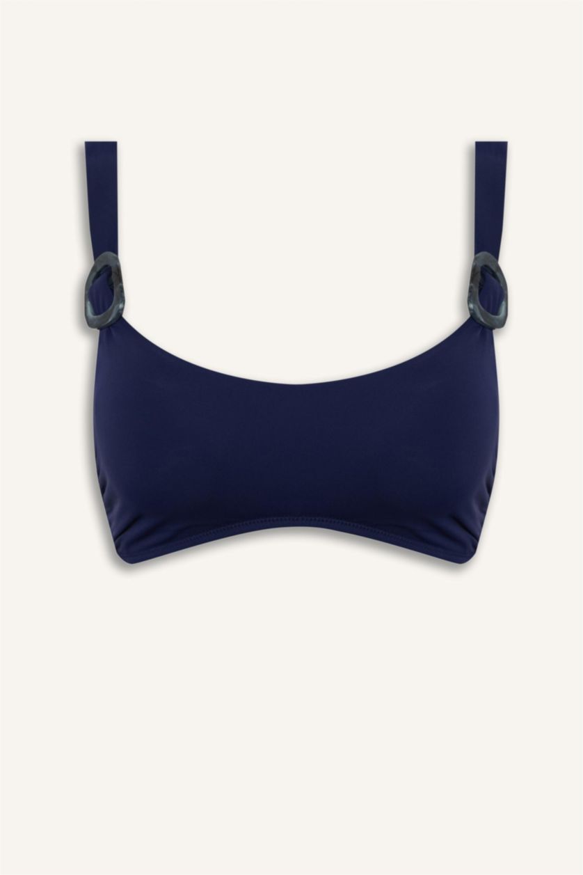 Kadın Lacivert Ayje x DeFacto Tokalı Bikini Üstü