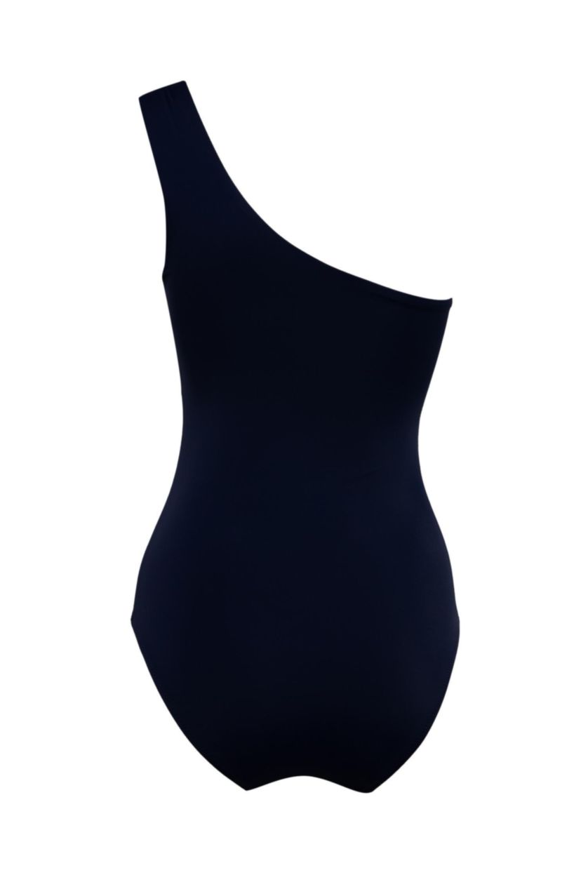 Kadın Lacivert Ayje x DeFacto Tek Omuzlu Tokalı Mayo