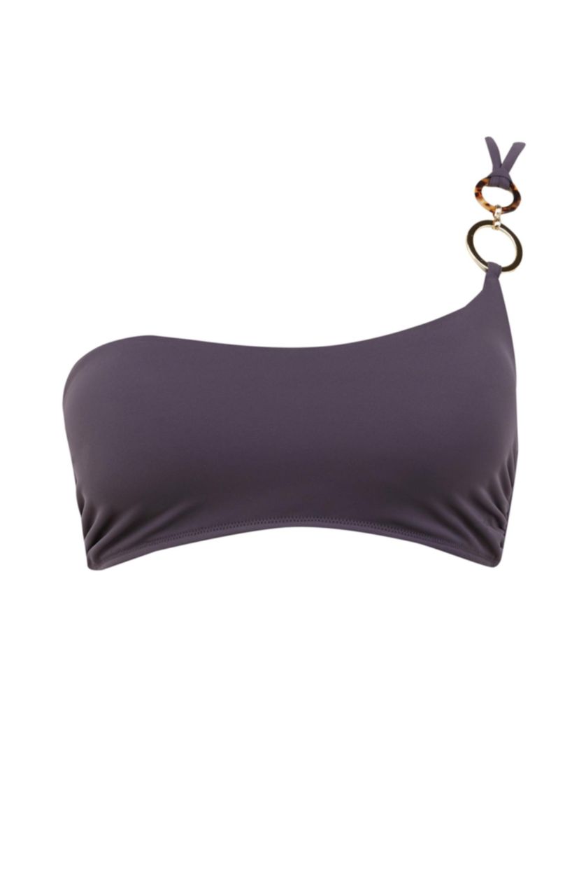 Kadın Antrasit Ayje x DeFacto Tek Omuzlu Bikini Üstü