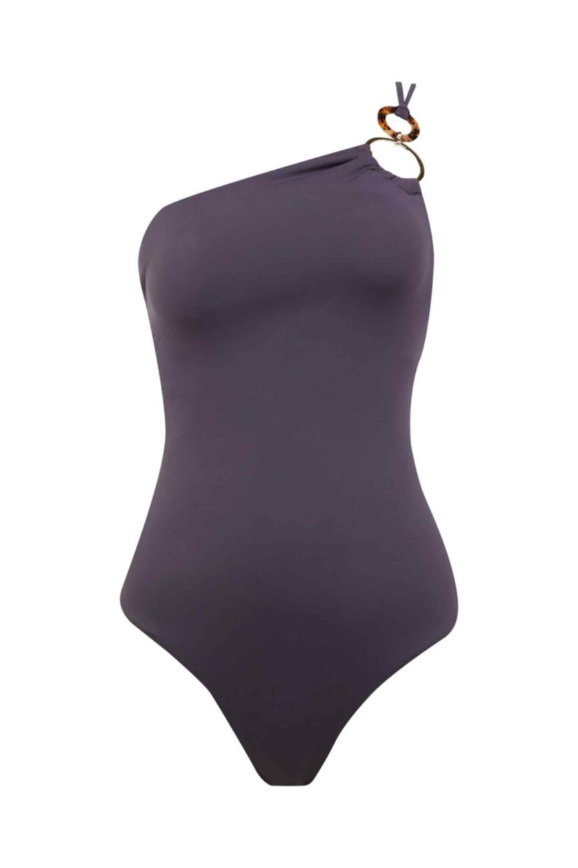 Woman Anthracite Regular Fit Swimsuit