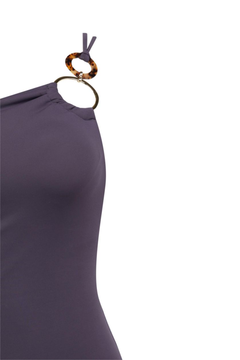 Woman Anthracite Regular Fit Swimsuit