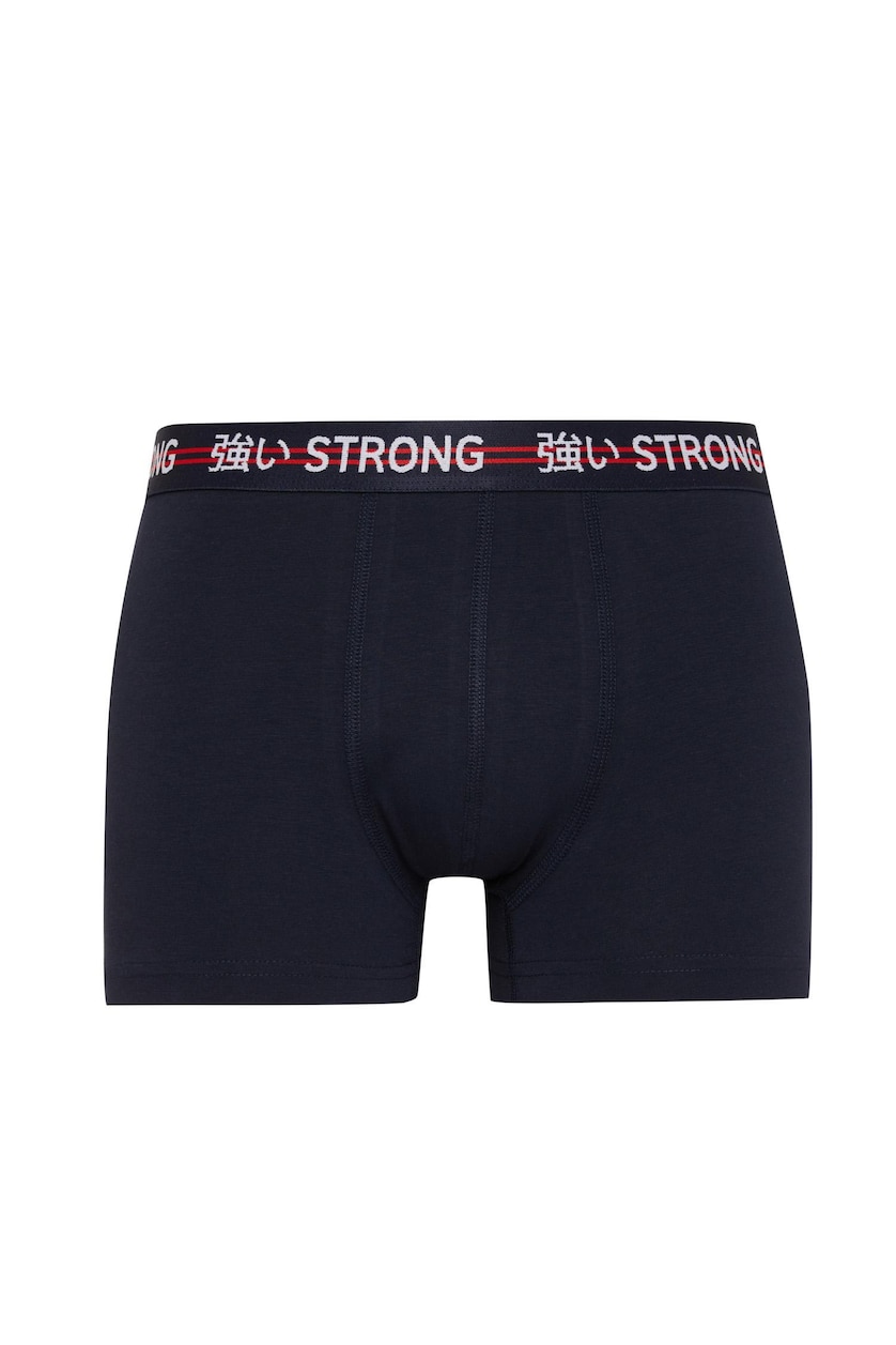Erkek Lacivert Regular Fıt 3'lü Boxer