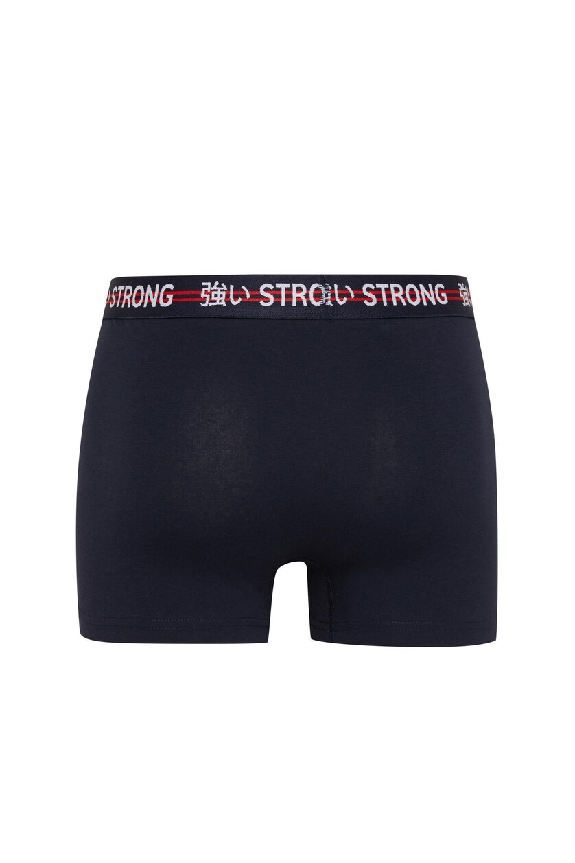 Erkek Lacivert Regular Fıt 3'lü Boxer