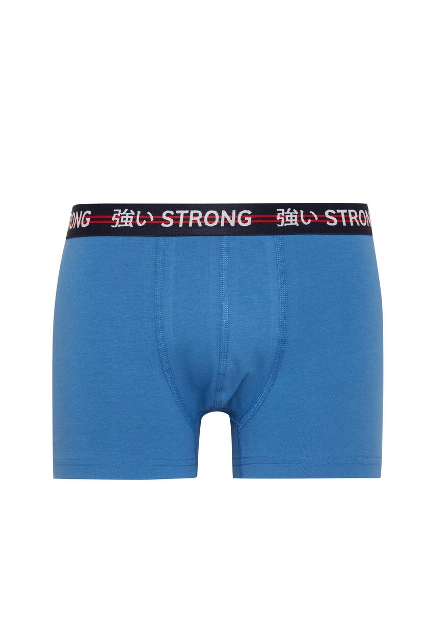 Erkek Lacivert Regular Fıt 3'lü Boxer