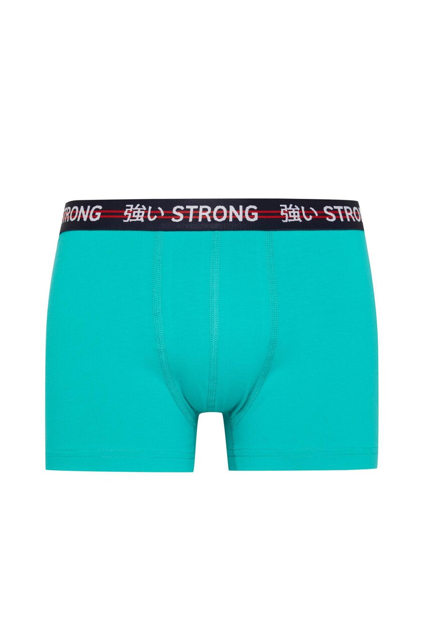 Erkek Lacivert Regular Fıt 3'lü Boxer