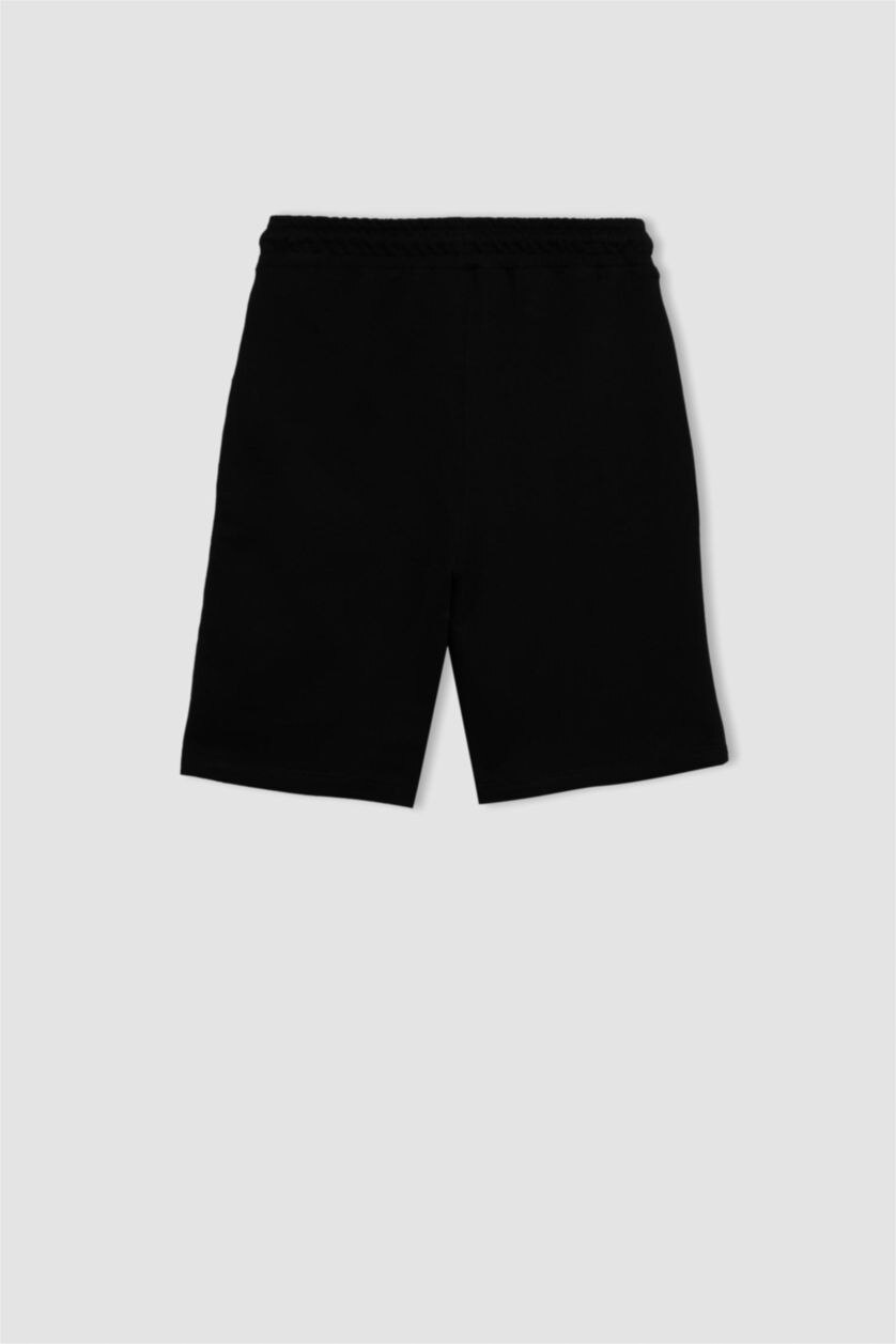 Erkek Çocuk - Genç Erkek Siyah Marvel Comics Şort Erkek Çocuk