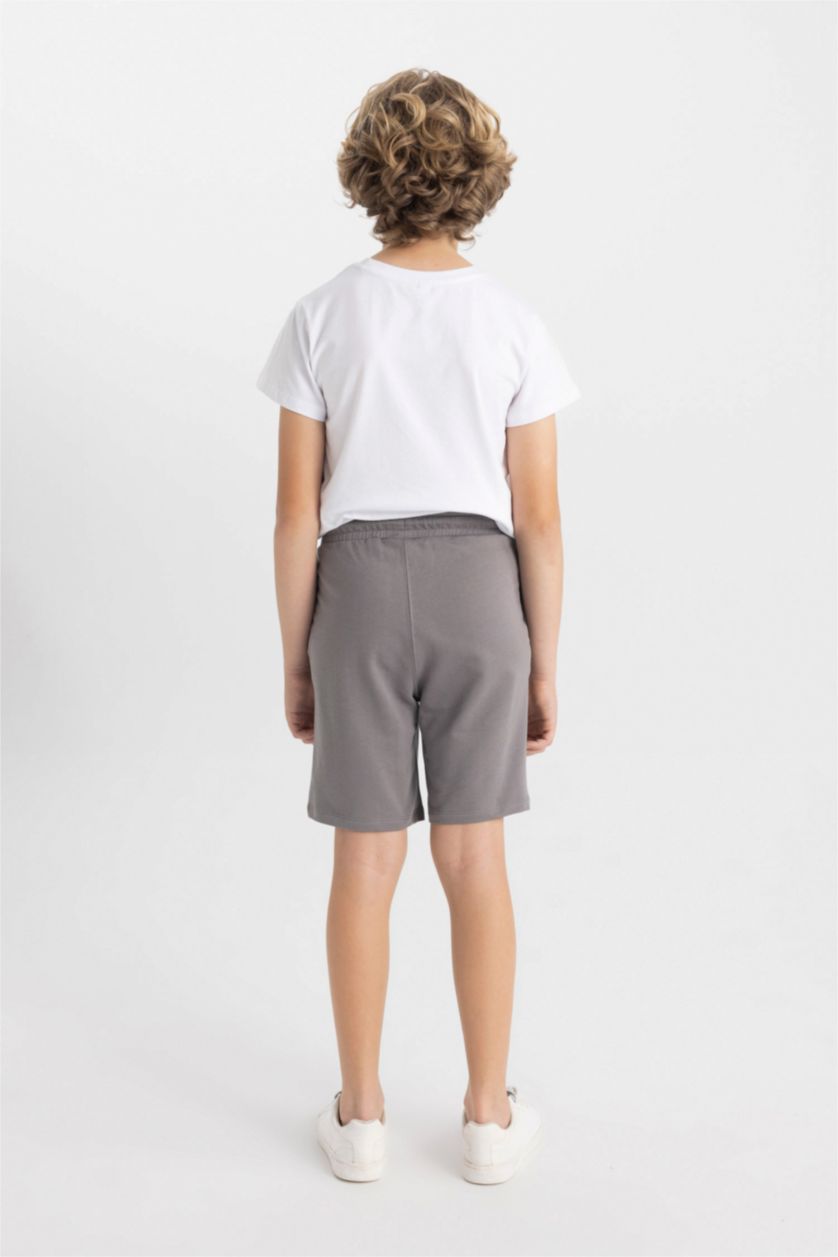 أولادي رمادي شورت اولادي خفيف قصة عادية من مارفل افنجرز