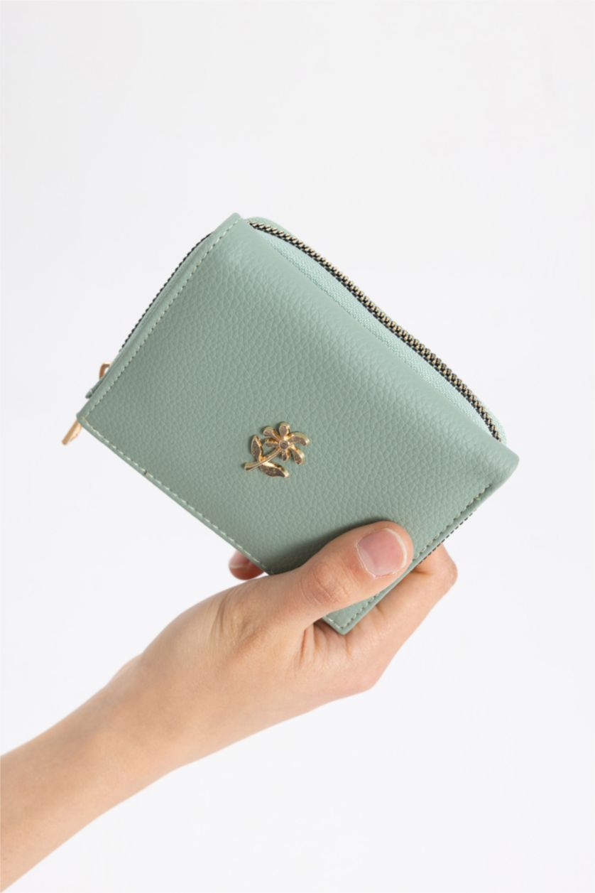 Kadın Mint Kadın Suni Deri Cüzdan