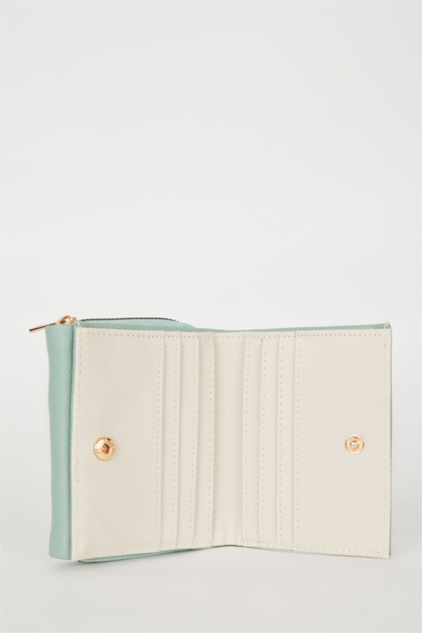 Kadın Mint Kadın Suni Deri Cüzdan