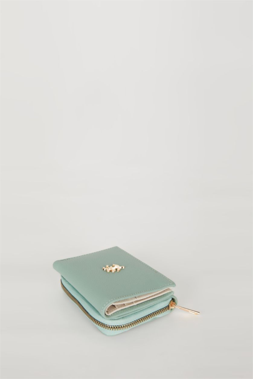 Kadın Mint Kadın Suni Deri Cüzdan