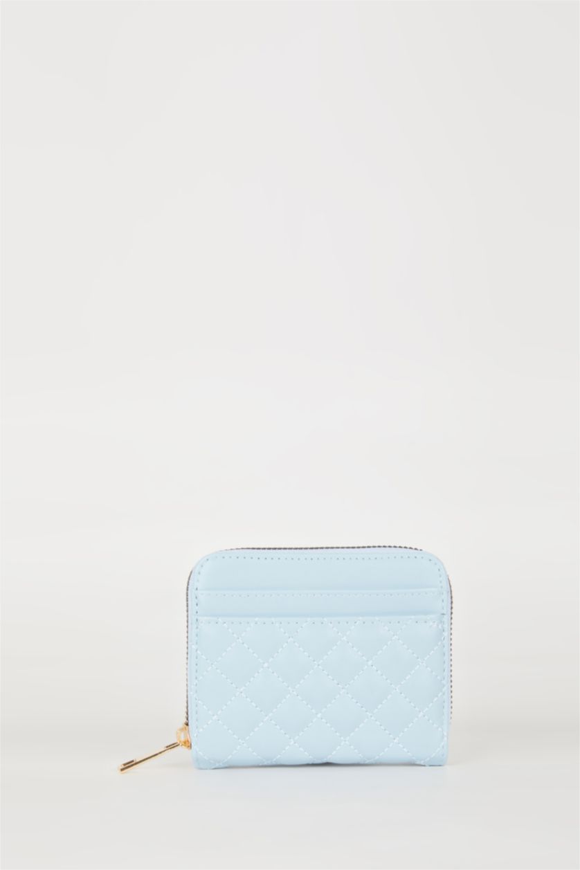 Women Light Blue Woman Faux Leather Wallets