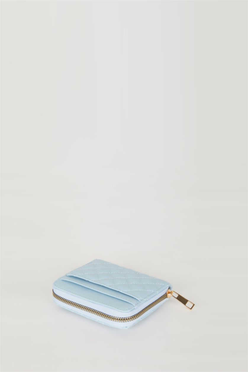 Women Light Blue Woman Faux Leather Wallets