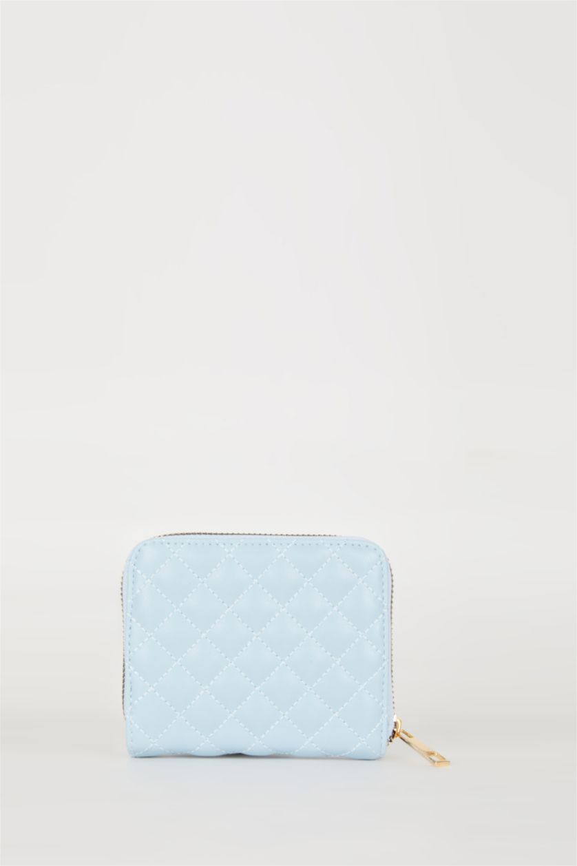 Women Light Blue Woman Faux Leather Wallets