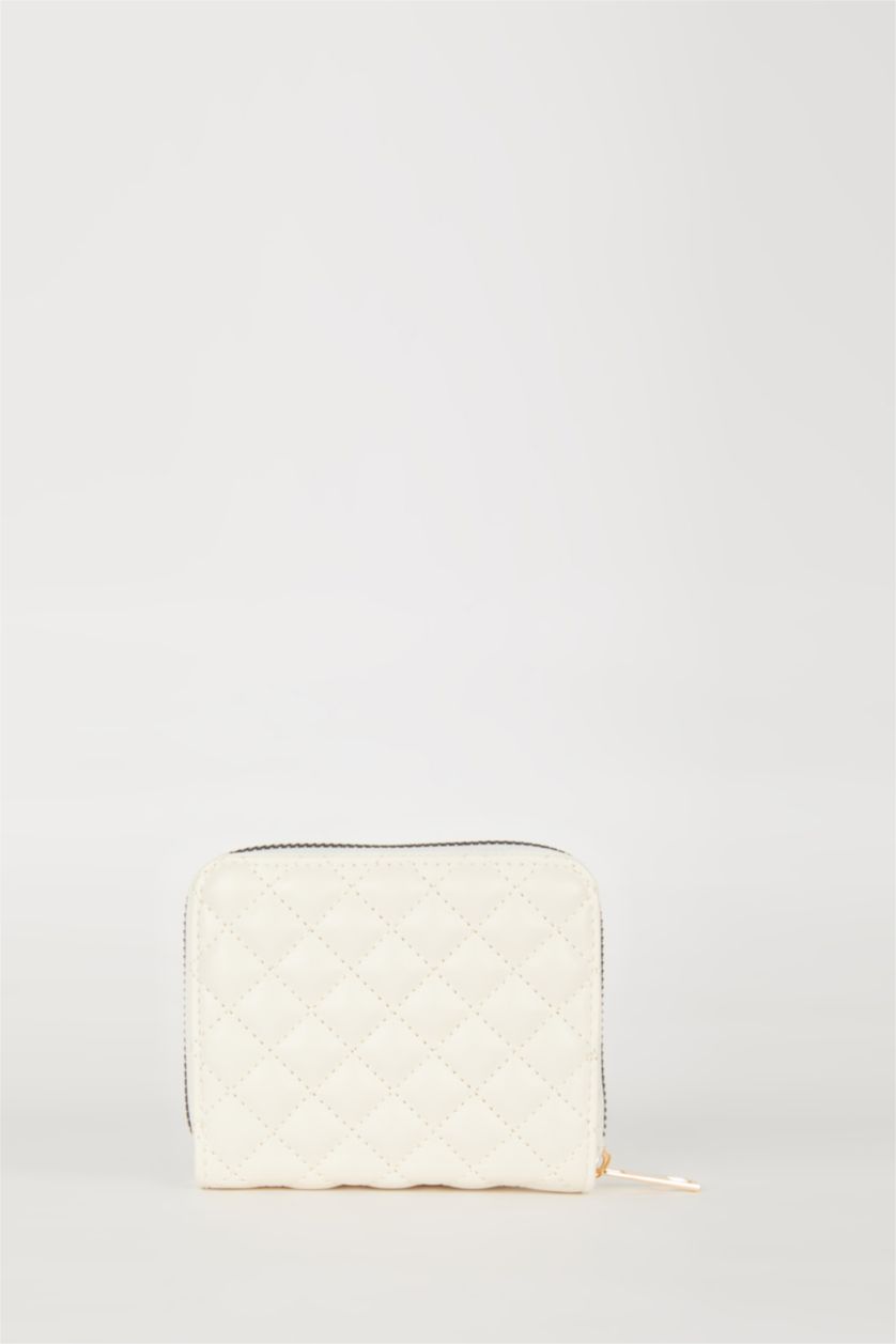 Women Beige Woman Faux Leather Wallets