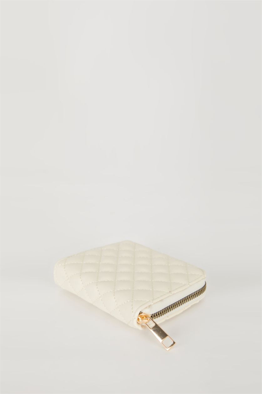 Women Beige Woman Faux Leather Wallets