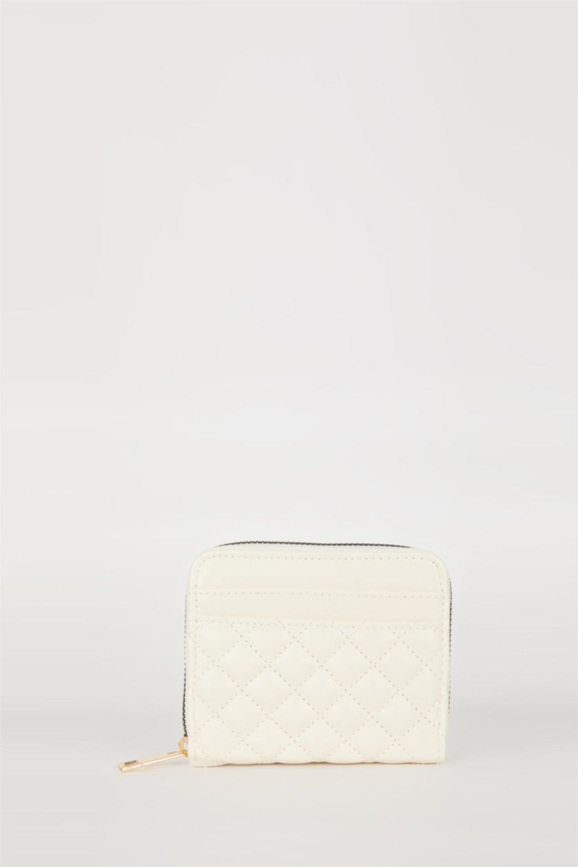 Women Beige Woman Faux Leather Wallets