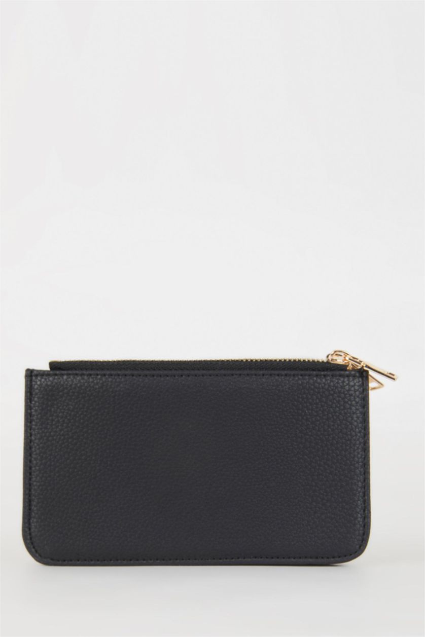 Women Black Woman Faux Leather Wallets
