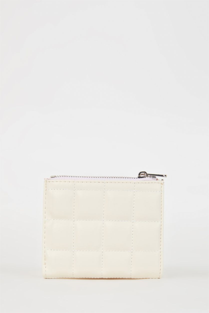 Kadın Bej Kadın Kapitone Suni Deri Cüzdan