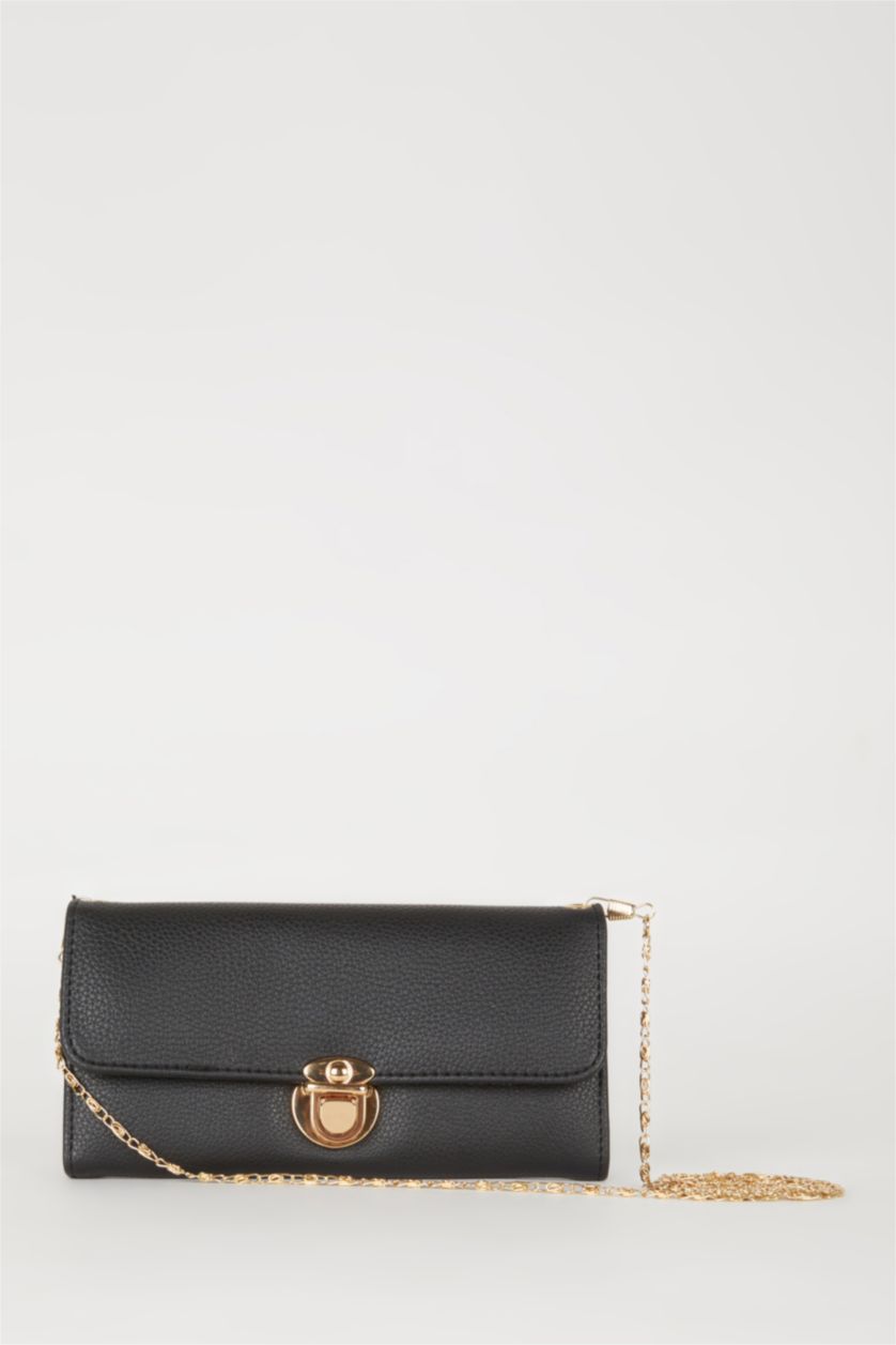 FEMME Noir Portefeuille Cuir Synthétique pour Femme