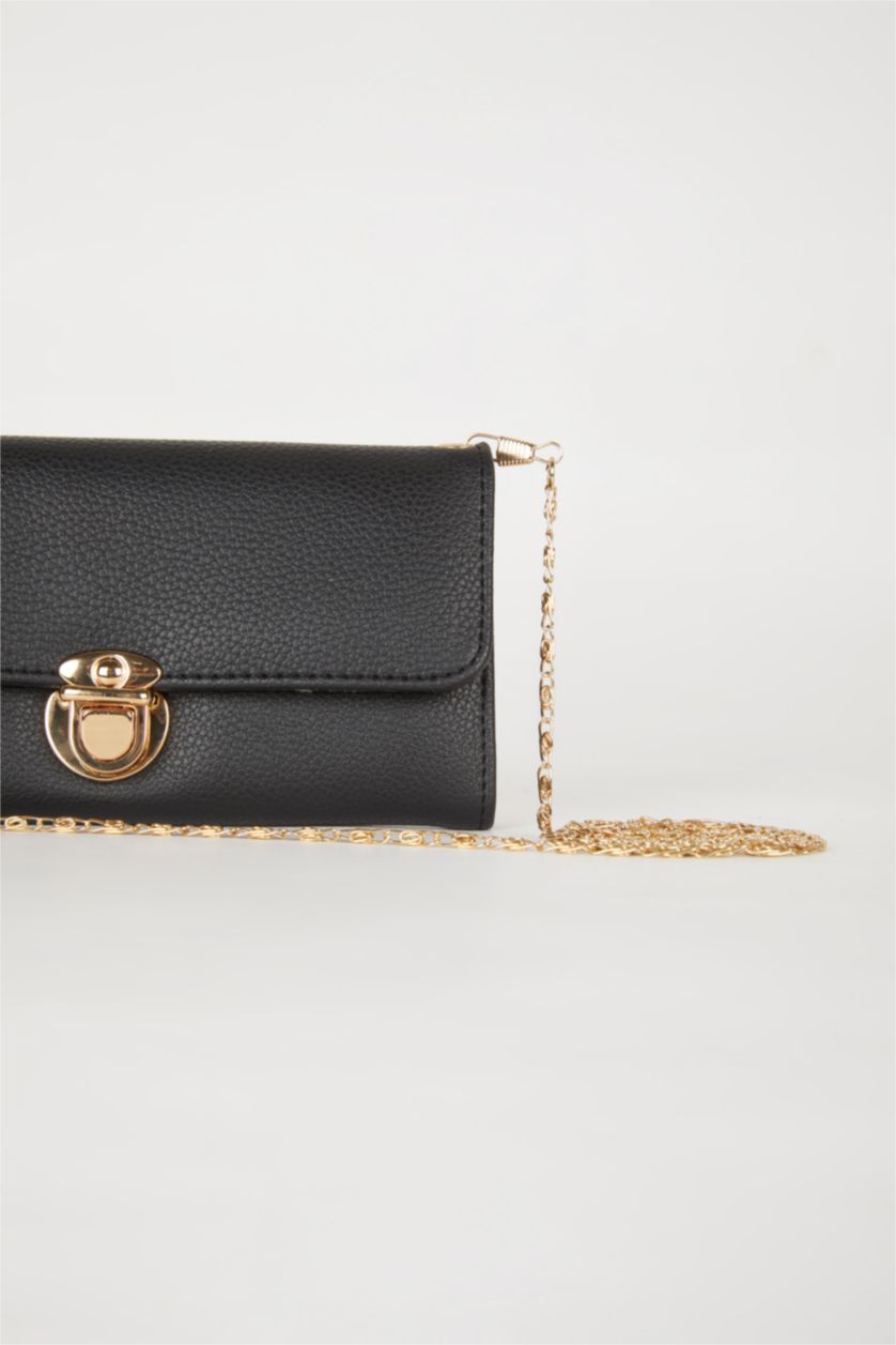 FEMME Noir Portefeuille Cuir Synthétique pour Femme