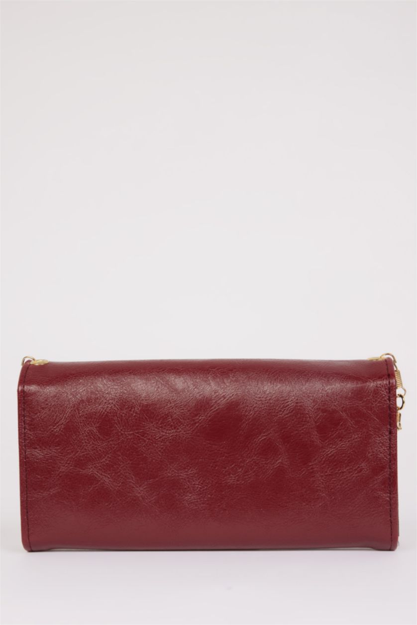 Kadın Bordo Kadın Suni Deri Cüzdan