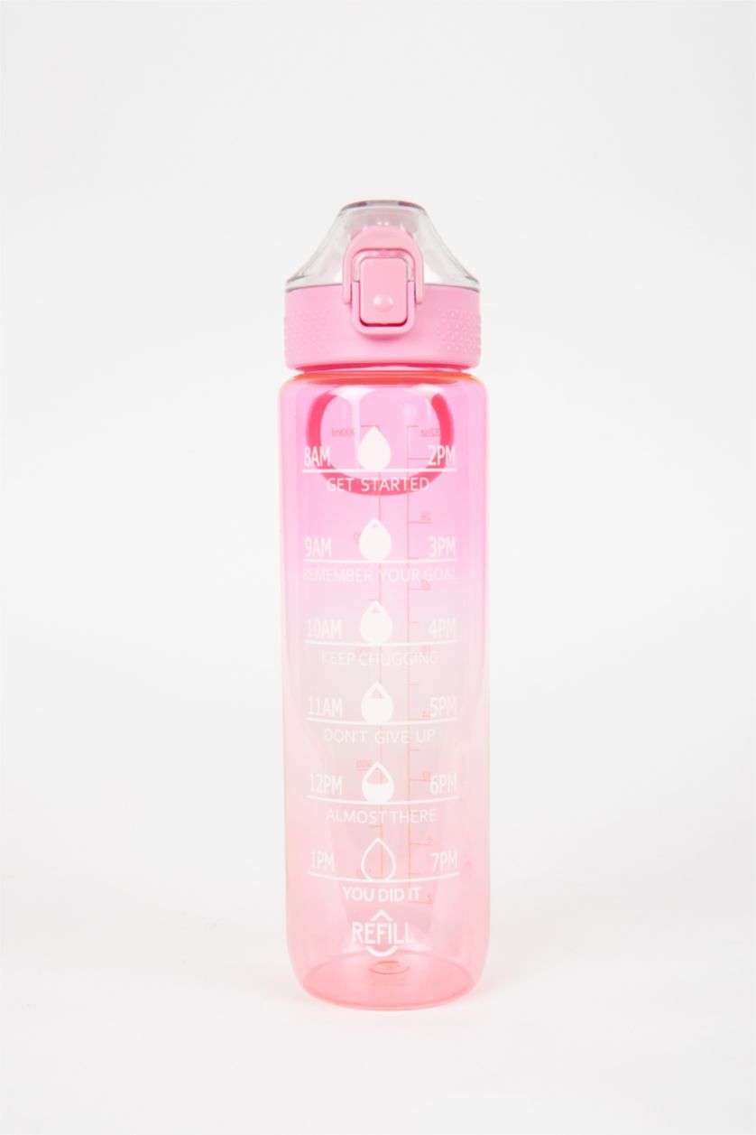 Мальчики и подростки Розовый Бутылка для воды, 1 лт