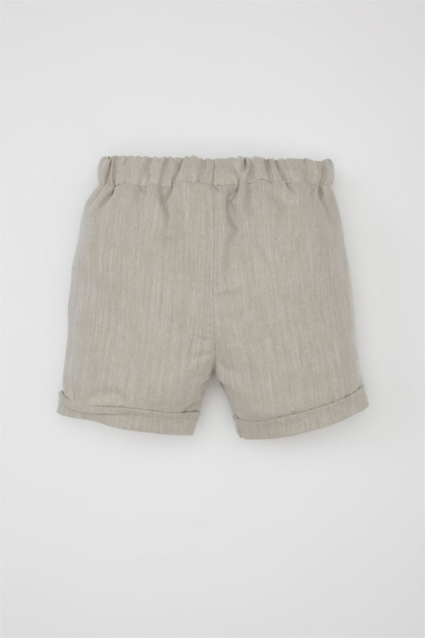 BÉBÉ GARÇON Kaki Short Basique à Poches pour Bébé Garçon