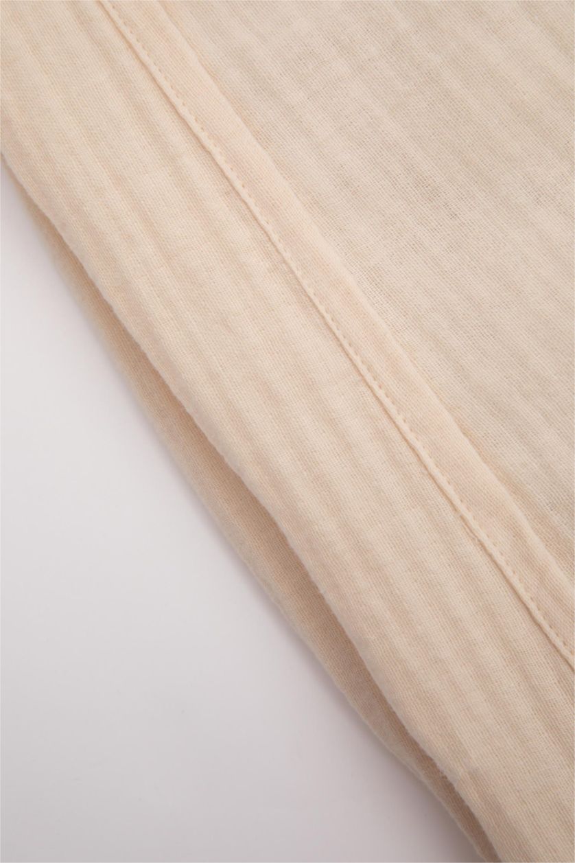 BABY BOY Light Stone Baby Boy Muslin Short Sleeve T-Shirt Shorts 2 Piece Set