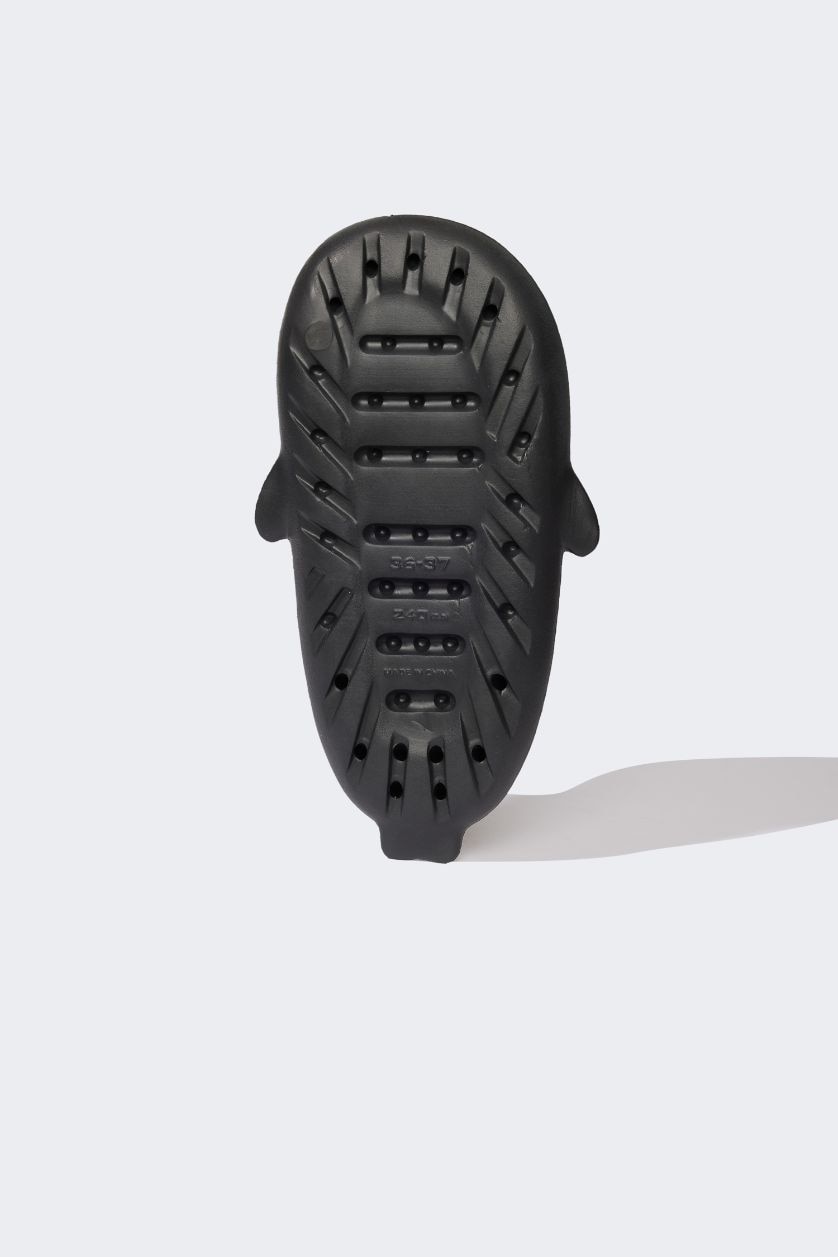 Erkek Çocuk - Genç Erkek Siyah Yüksek Taban Tek Bantlı Eva Terlik Erkek Çocuk