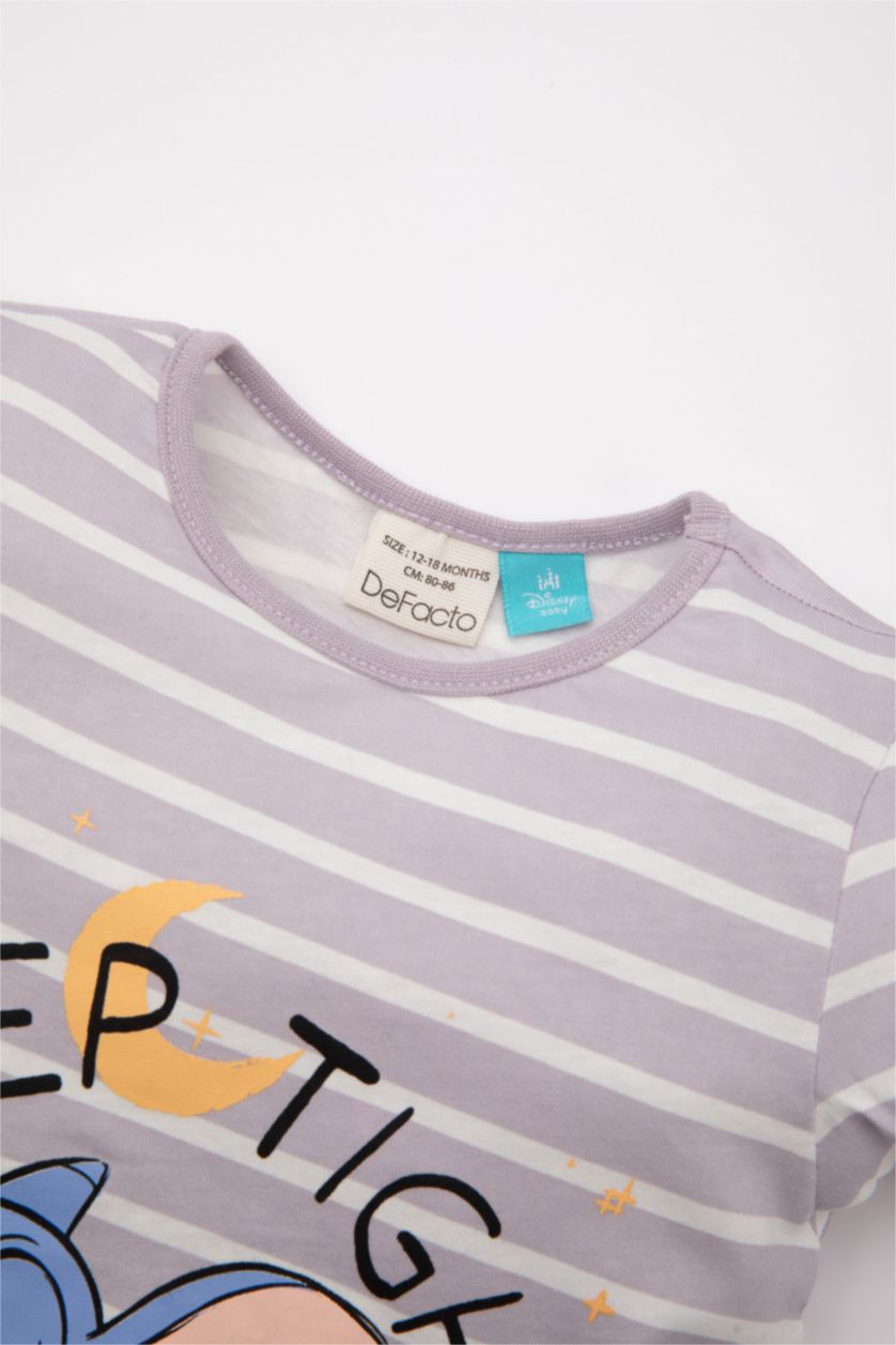 طفلة صغيرة أرجواني سيت بجامة بناتي من Lilo & Stitch - قطعتين