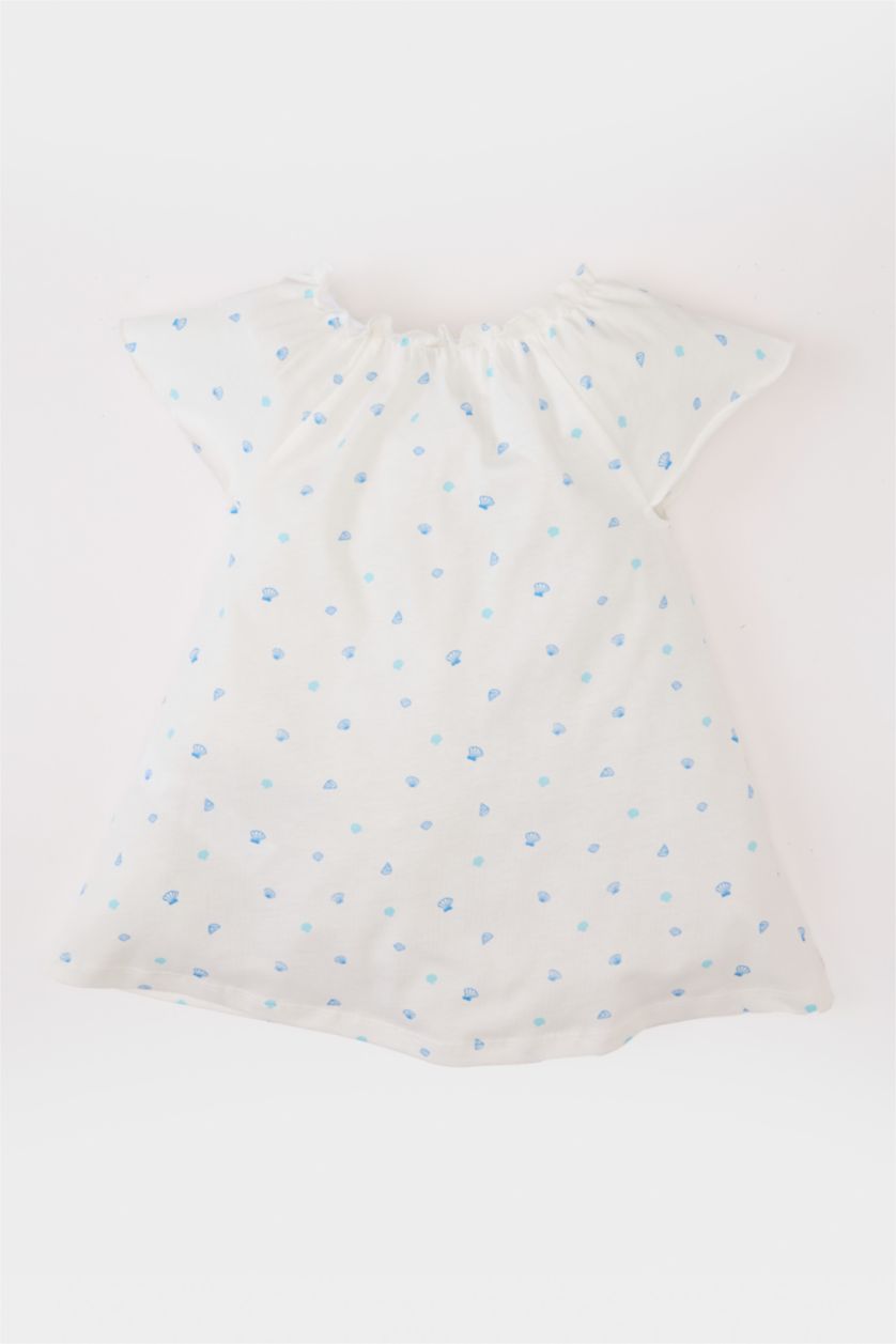 BÉBÉ FILLE Écru Robe Pyjama à manches courtes en coton imprimé Disney pour bébé fille