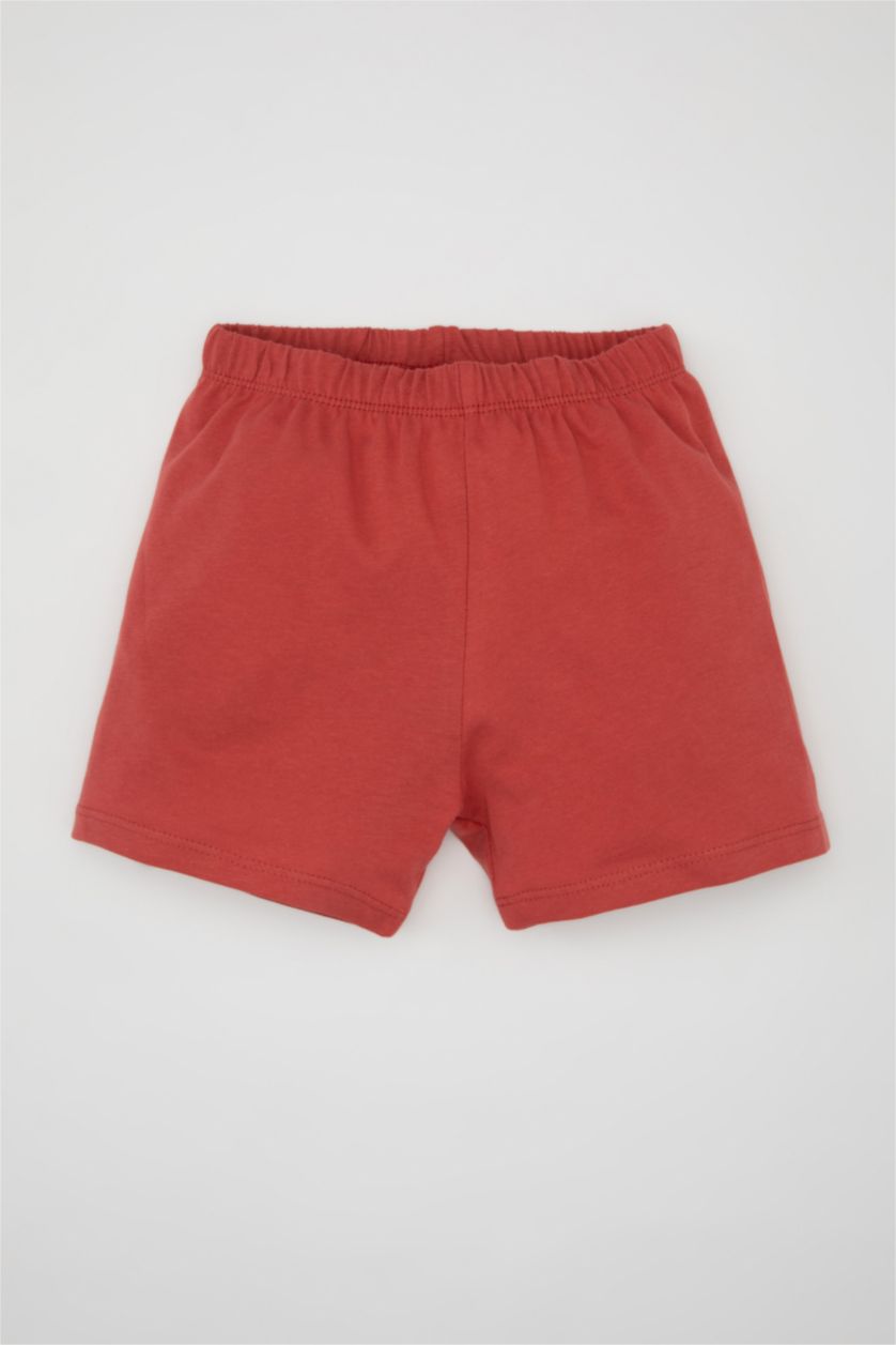 BÉBÉ GARÇON Bordeaux Pyjama en coton imprimé à manches courtes pour BéBé Garçon