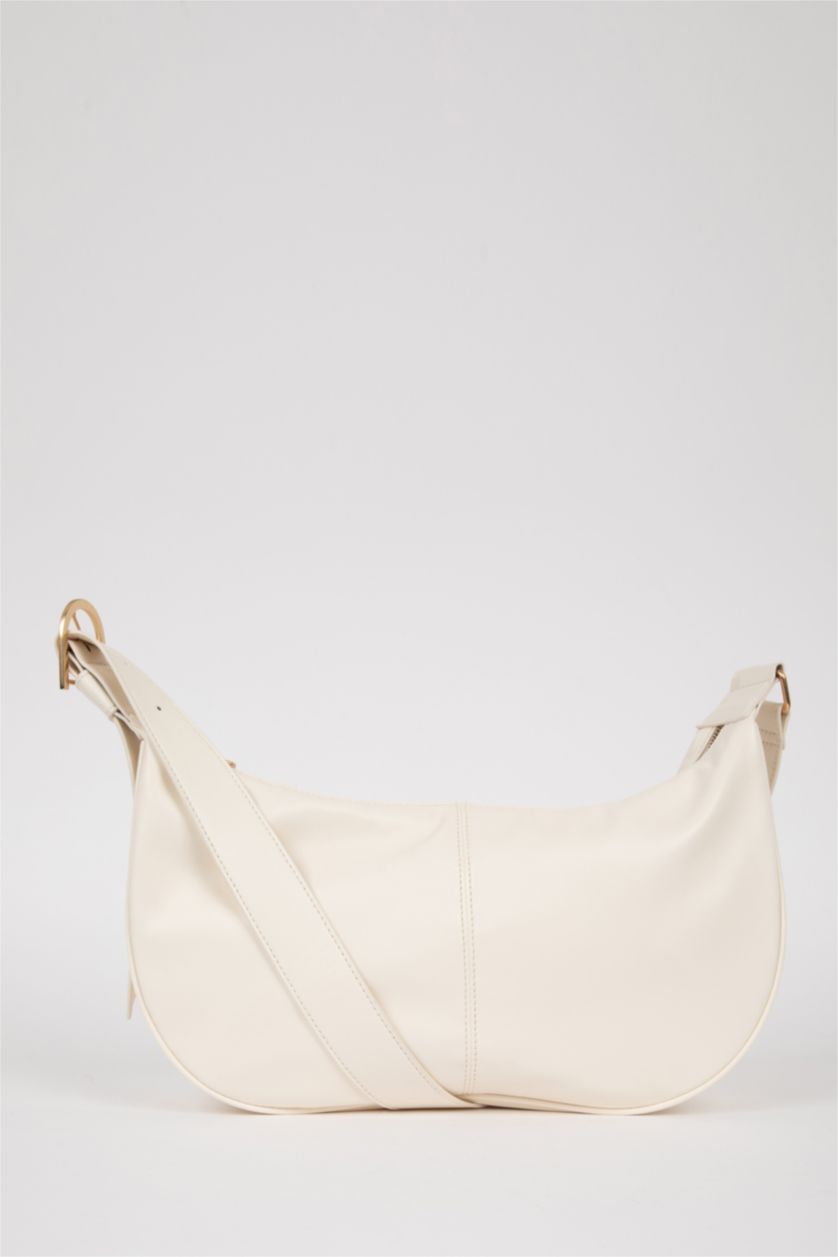 Женщины Бежевый Сумка через плечо из искусственной кожи для женщин