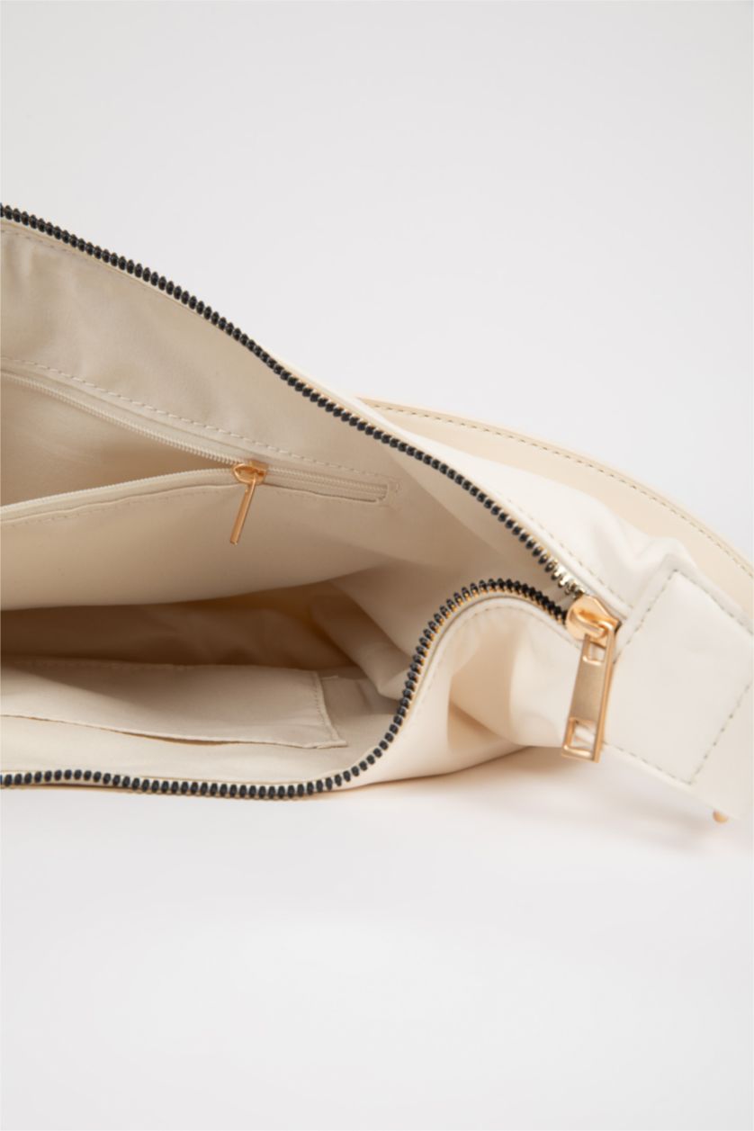 Женщины Бежевый Сумка через плечо из искусственной кожи для женщин