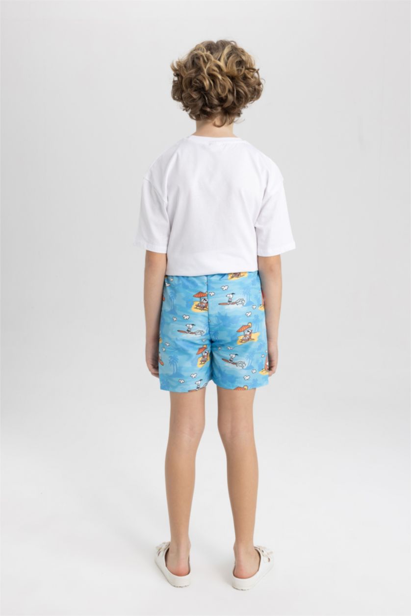 Boys & Teens Blue Boy Snoopy Swim Shorts