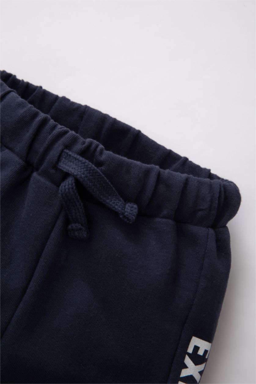 BABY BOY NAVY Baby Boy Slogan Printed Sweatpants