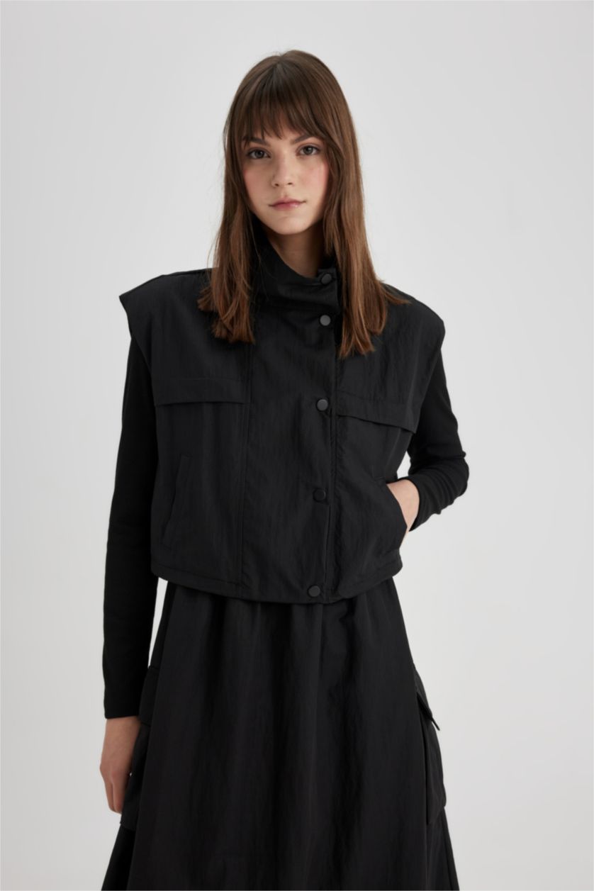 Kadın Siyah Paraşüt 2'li Takım