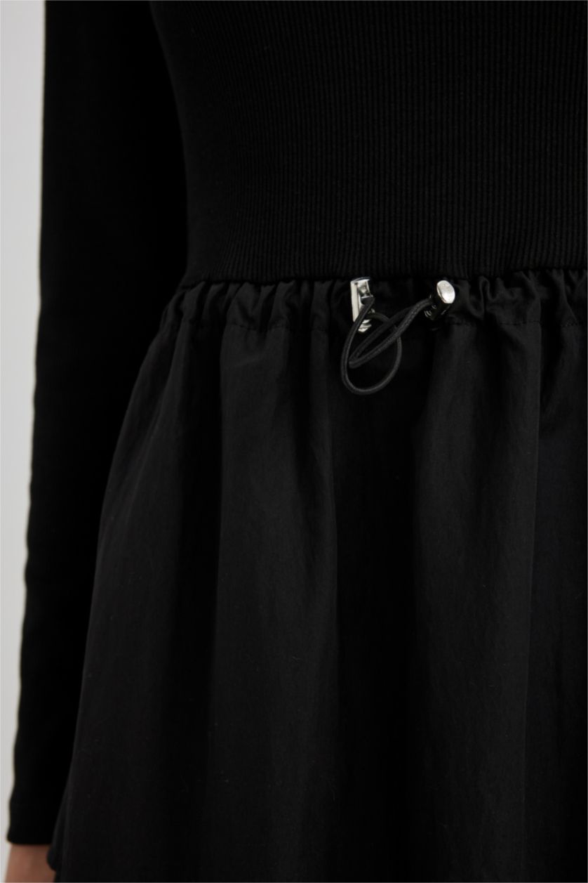 Kadın Siyah Paraşüt 2'li Takım