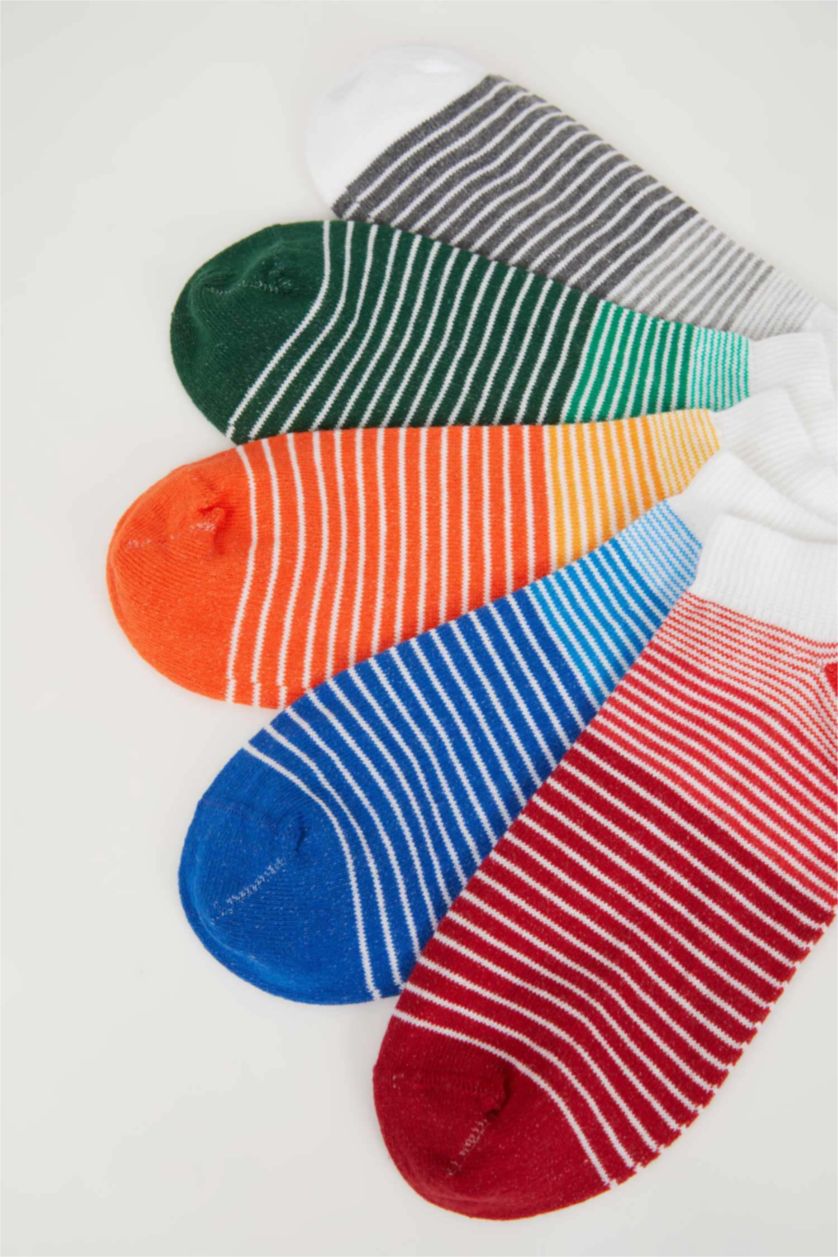 Erkek Çocuk - Genç Erkek Karma Erkek Çocuk 5'li Pamuklu Patik Çorap