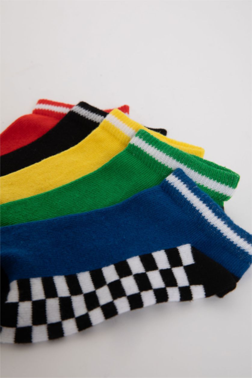 Мальчики и подростки Разноцветный Носки из хлопка для мальчиков, 5 пар