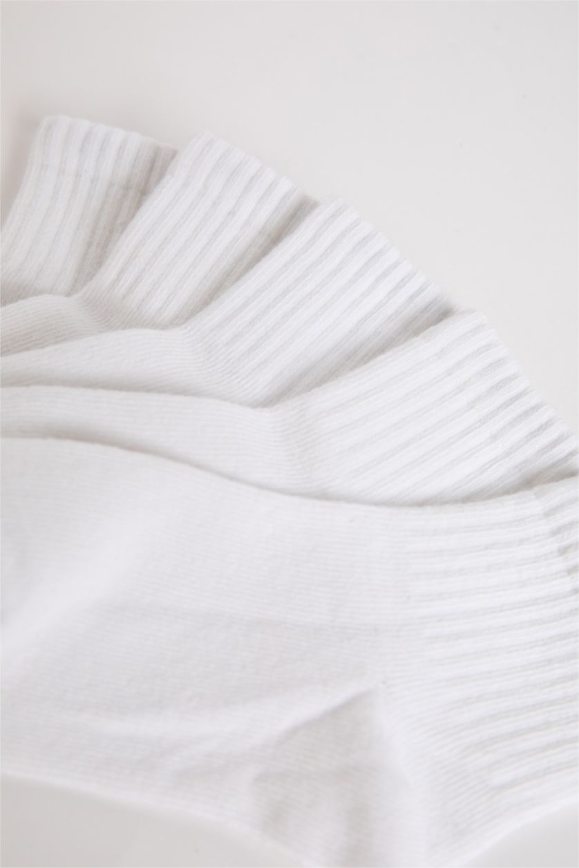 أولادي أبيض (000) شرابات طويل اولادي قطن - 5 قطع