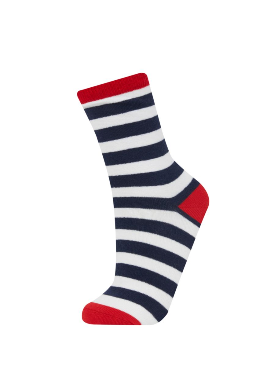 Erkek Çocuk - Genç Erkek Karma Erkek Çocuk 5'li Pamuklu Uzun Çorap