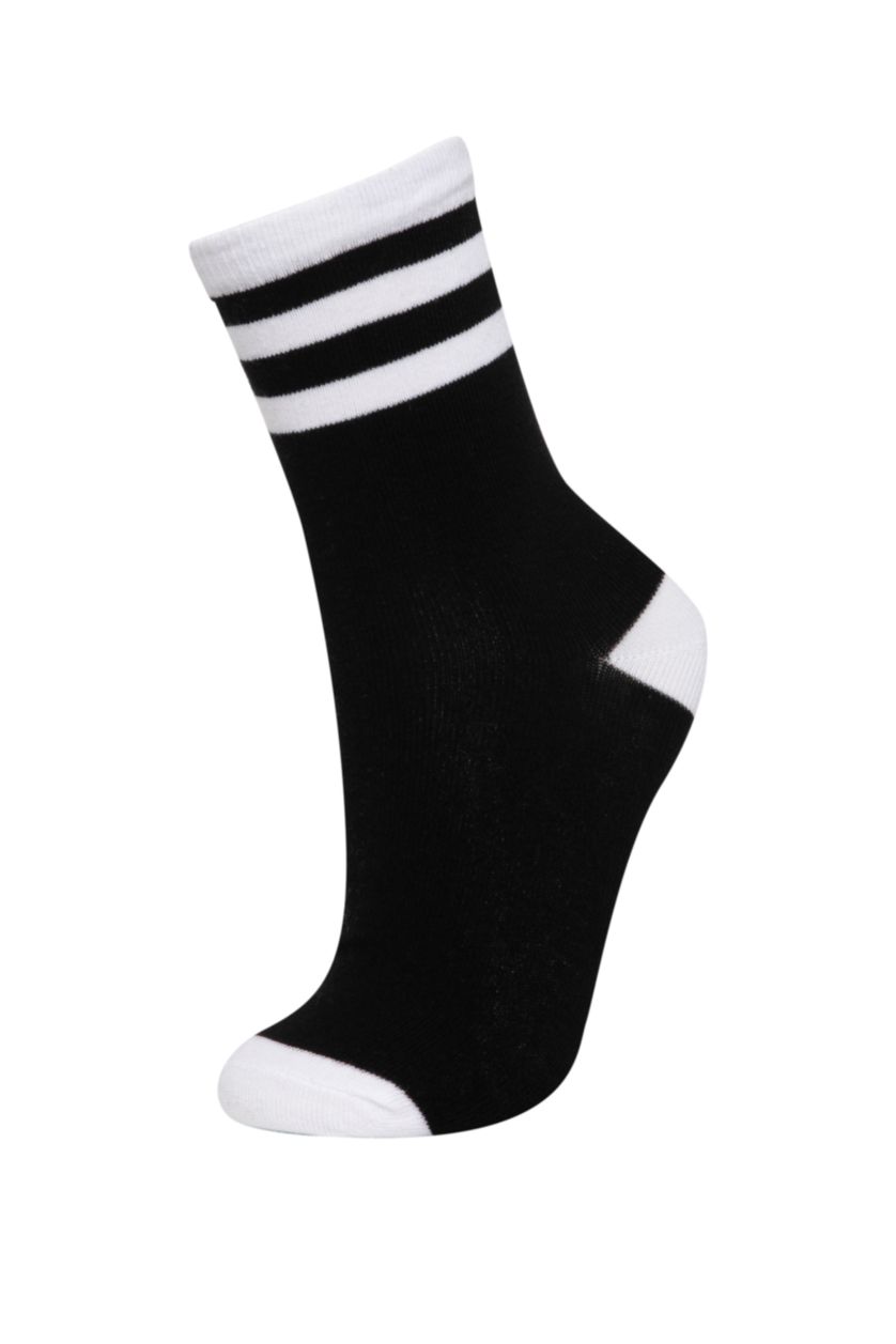 Erkek Çocuk - Genç Erkek Karma Erkek Çocuk 7'li Pamuklu Uzun Çorap