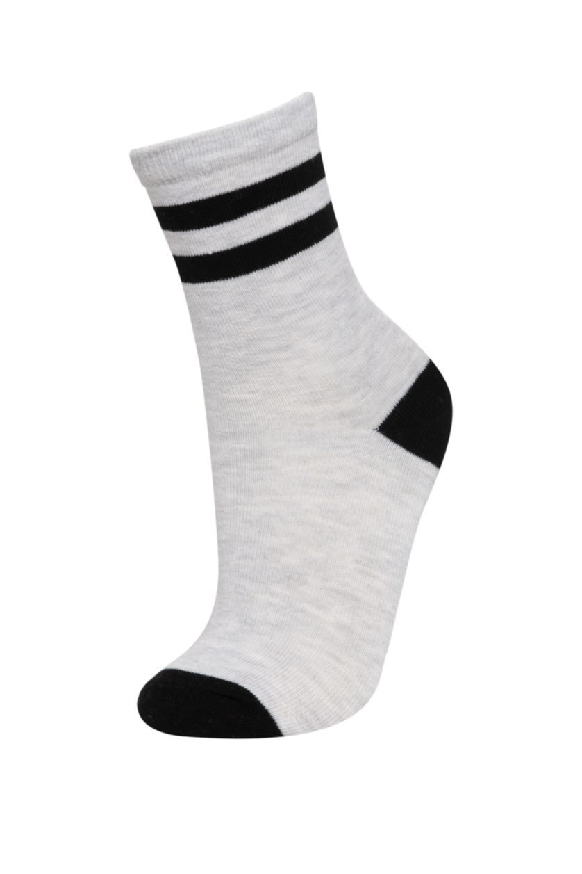 Erkek Çocuk - Genç Erkek Karma Erkek Çocuk 7'li Pamuklu Uzun Çorap