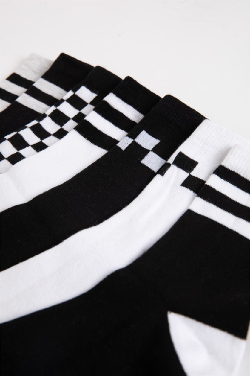 Erkek Çocuk - Genç Erkek Karma Erkek Çocuk 7'li Pamuklu Uzun Çorap