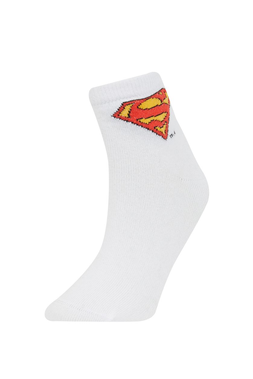 Erkek Çocuk - Genç Erkek Karma Erkek Çocuk Justıce League 3'lü Pamuklu Uzun Çorap