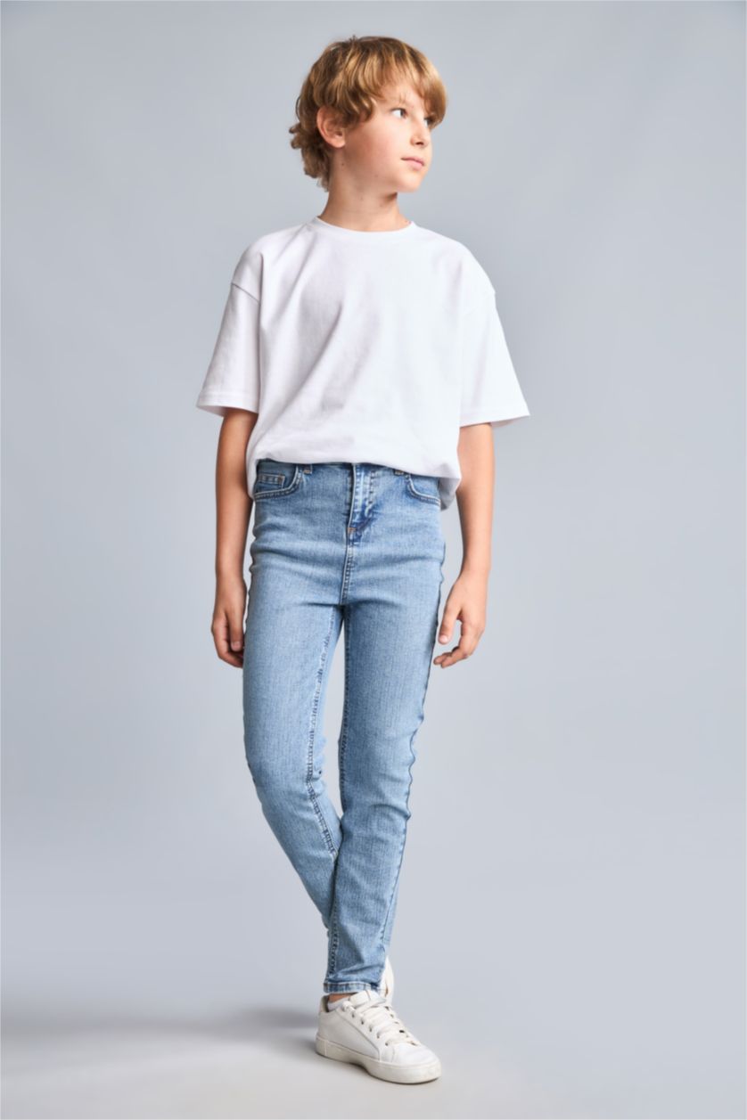 Young Boys - Teen Boys Light Blue Slim Fit Jeans