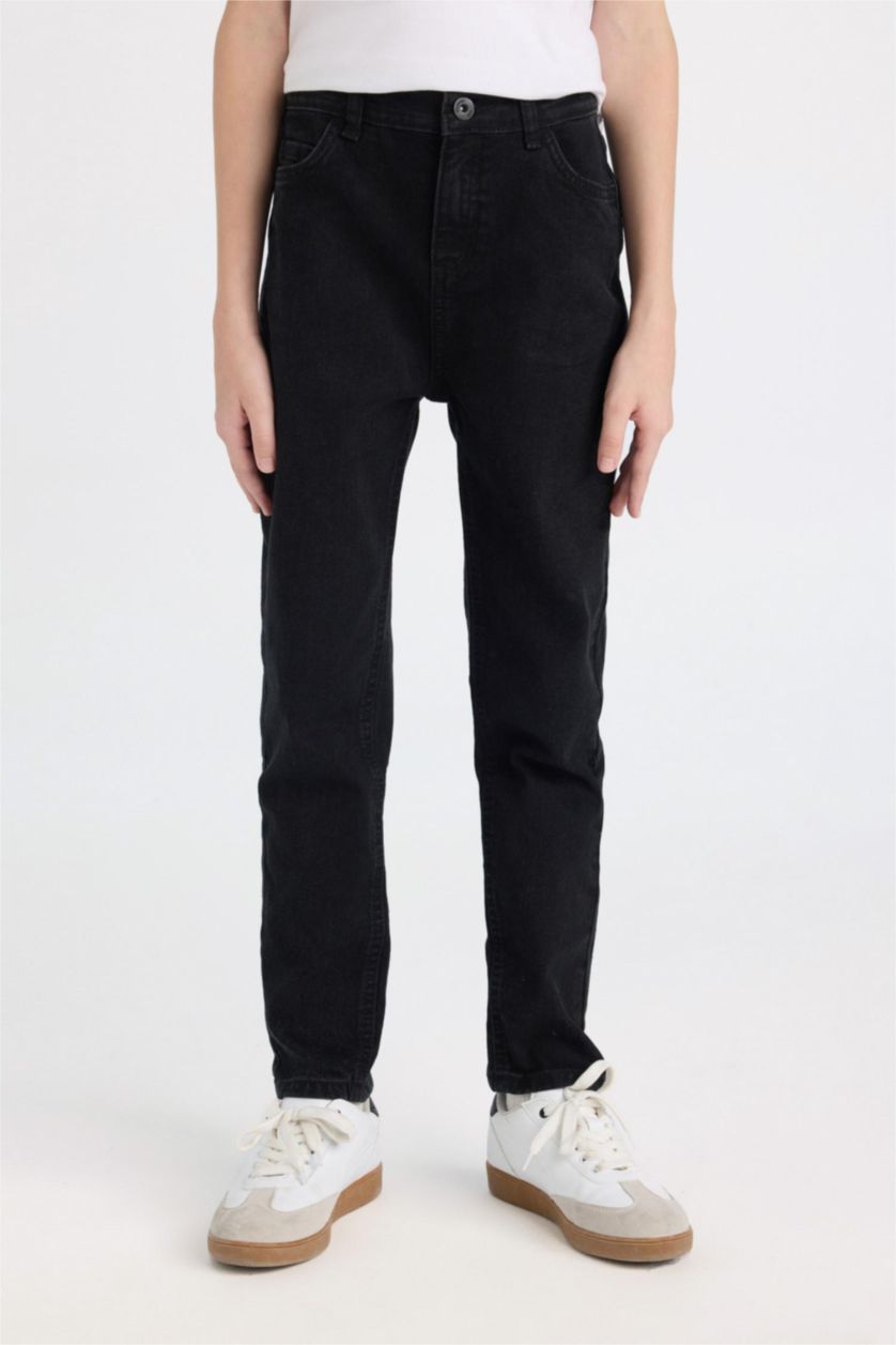 Young Boys - Teen Boys Black Slim Fit Jeans