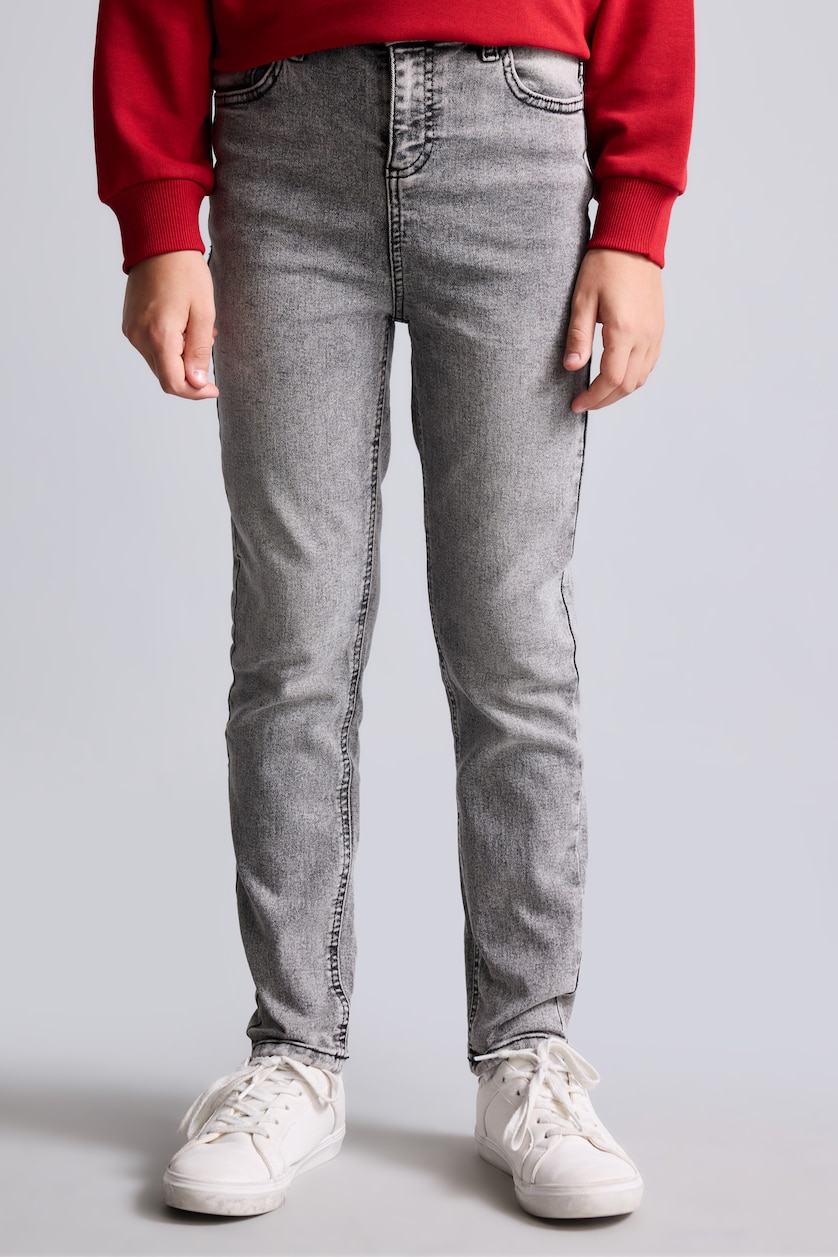 Young Boys - Teen Boys Grey Slim Fit Jeans